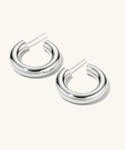 Orhangen Ani Jewels | Bold Hoops 25 Mm Silver