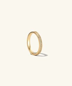 Ringar Ani Jewels | Flat Pave Ring Gold Guld