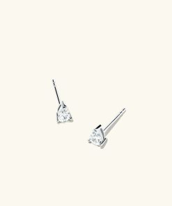 Orhangen Ani Jewels | Pear Stud Earrings Silver