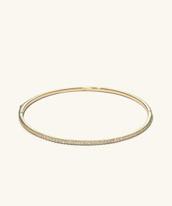 Armband Ani Jewels | Stone Cuff Gold Guld