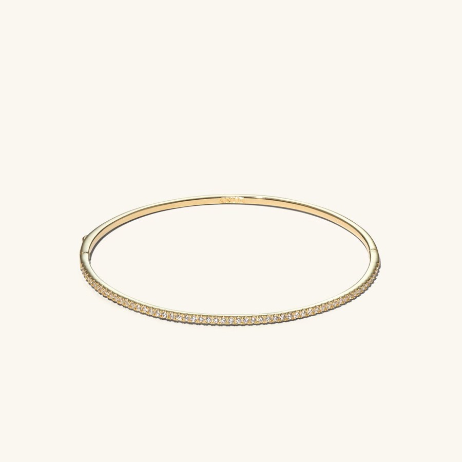 Armband Ani Jewels | Stone Cuff Gold Guld