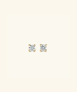 Orhangen Ani Jewels | Stud Earrings Gold - 2 Mm Guld