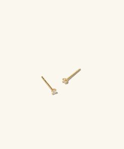 Orhangen Ani Jewels | Stud Earrings Gold - 2 Mm Guld