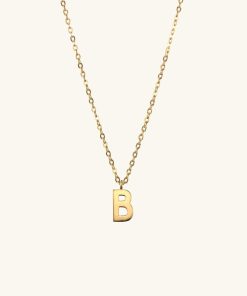 Halsband Ani Jewels | Plain Letter Gold Guld