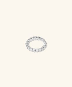 Ringar Ani Jewels | Oval Eternity Ring Silver