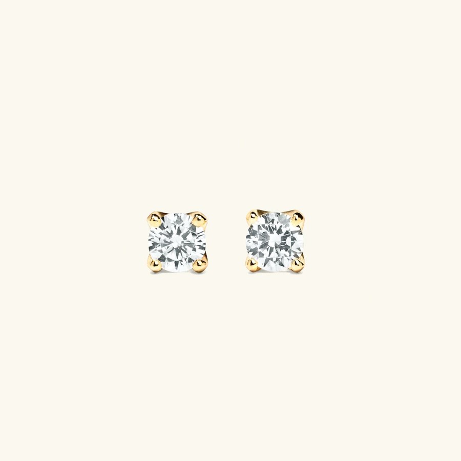 Orhangen Ani Jewels | Stud Earrings Gold - 3 Mm Guld