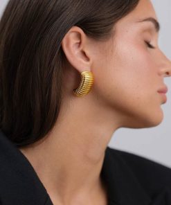 Orhangen Ani Jewels | Beetle Earrings Gold Guld